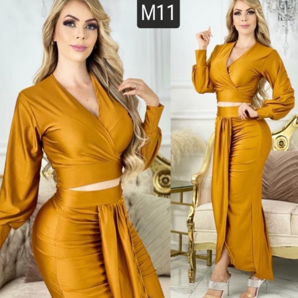 STYLISH 2 PIECE SKIRT SET SIZE SMALL
